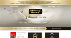 Desktop Screenshot of parmigiano-reggiano.it